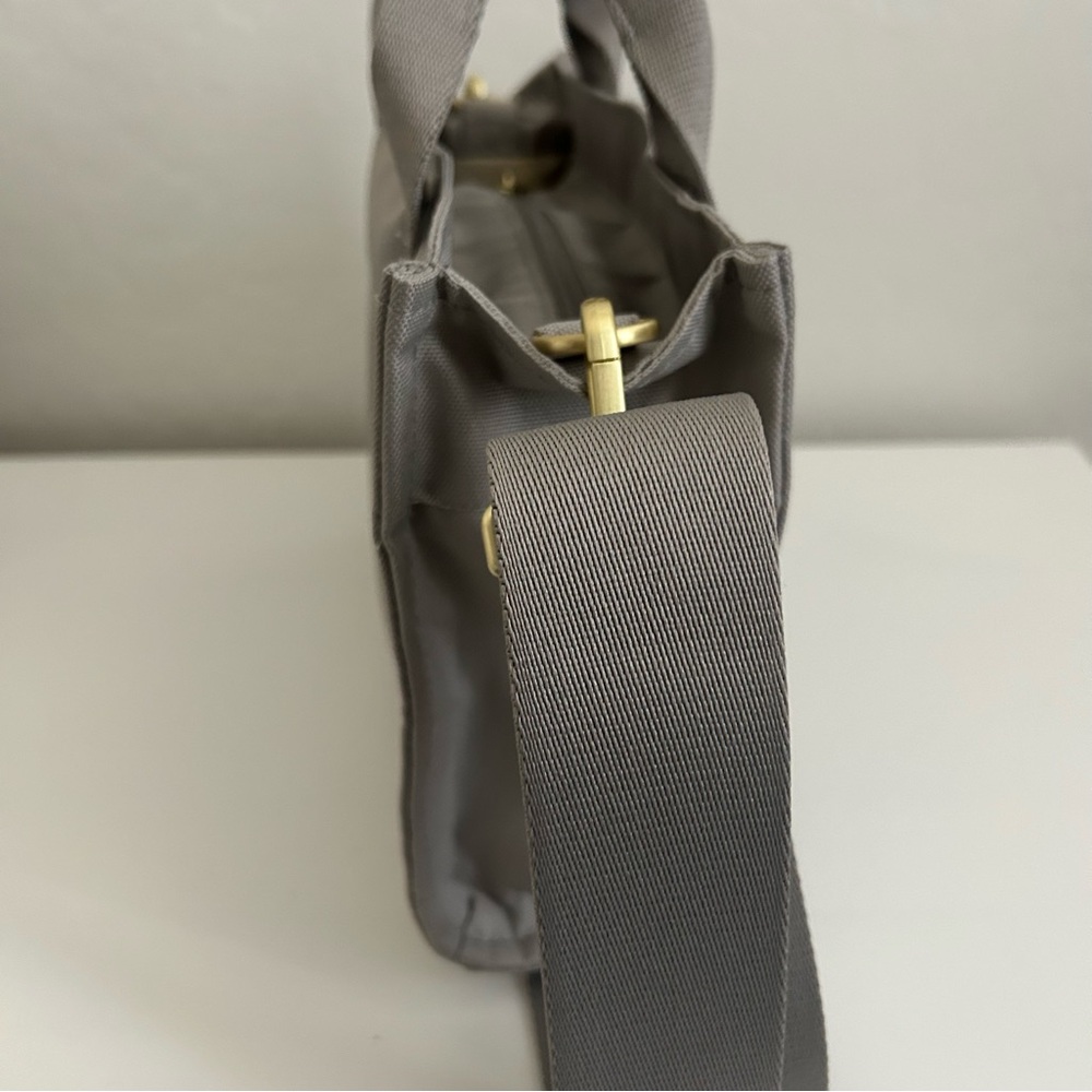 Canvelle X-Small Boxy Crossbody Tote Grey - Picture 5 of 13